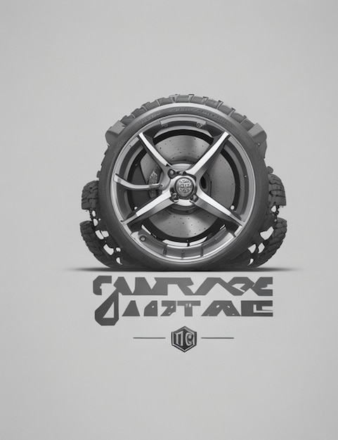 Logo van de garage voor auto's