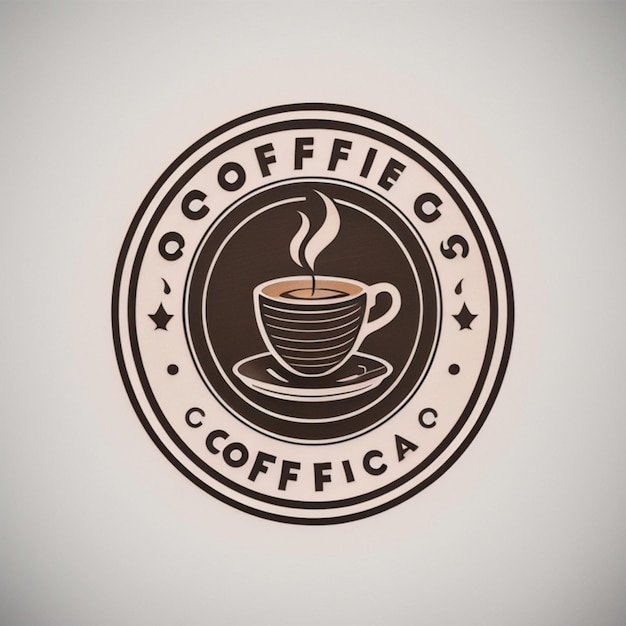 Foto logo van de koffieshop ai