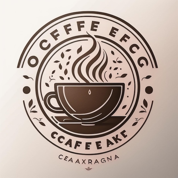 Foto logo van de koffieshop ai