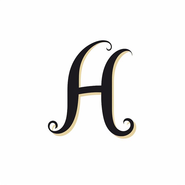 Foto logo van de letter h