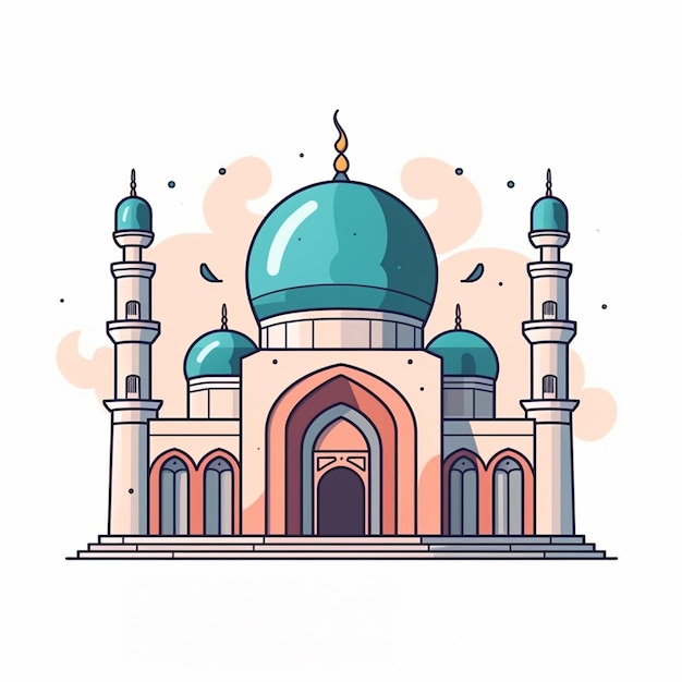 Foto logo van de moskee