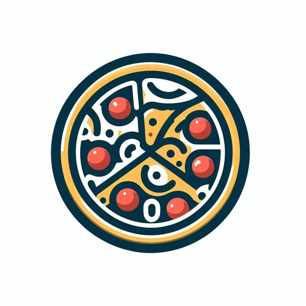 Foto logo van de pizza