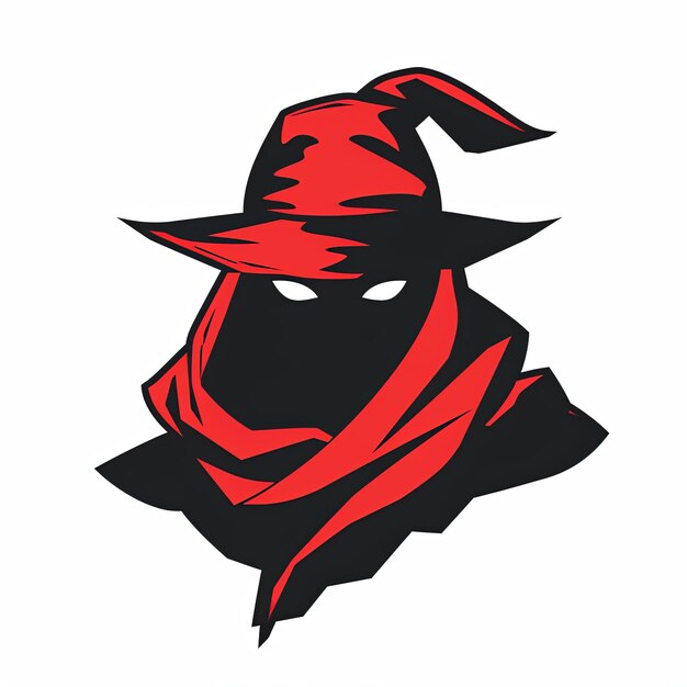 logo with a hooded hacker