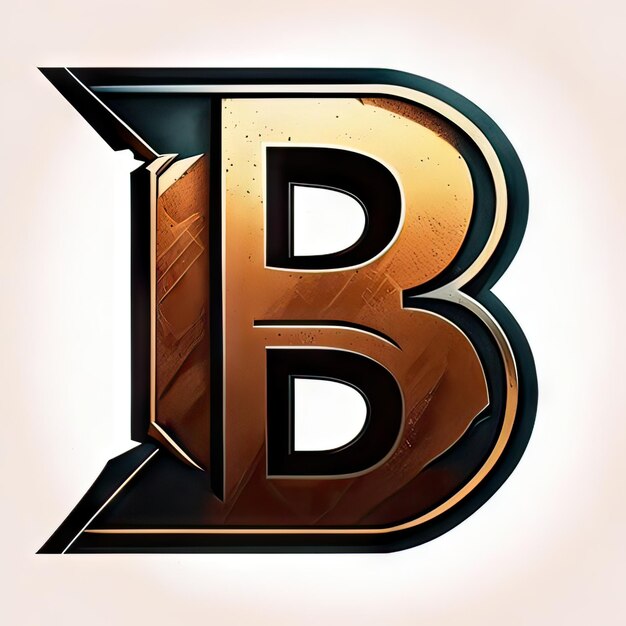 사진 현대 문자 b generative ai가 포함된 로고