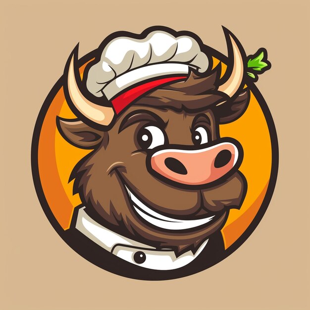 Foto logoontwerp van een mascotte voor een restaurant