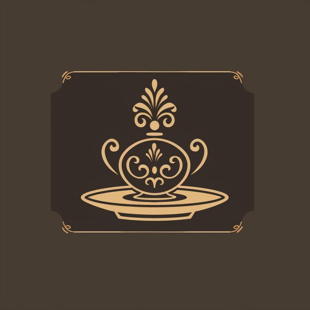 Foto logoontwerp van een restaurant met beeldmerk