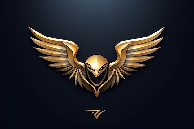 Logoontwerp van het bedrijf Gold Eagle Wings