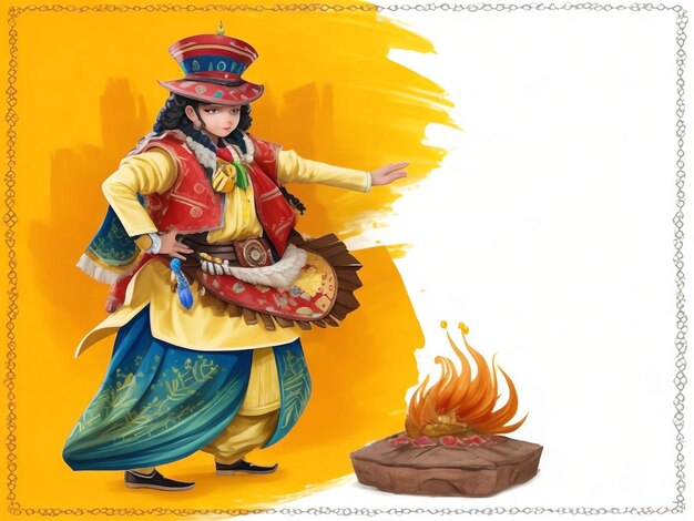 Lohri background images collections cute wallpapers ai generated