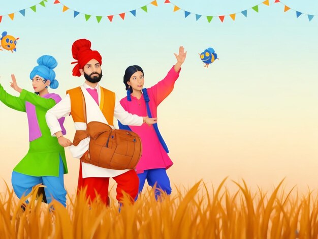 Photo lohri background images collections cute wallpapers ai generated