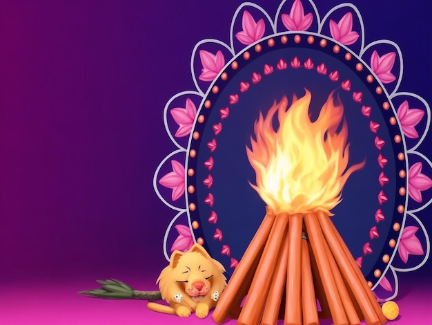 Photo lohri background images collections cute wallpapers ai generated