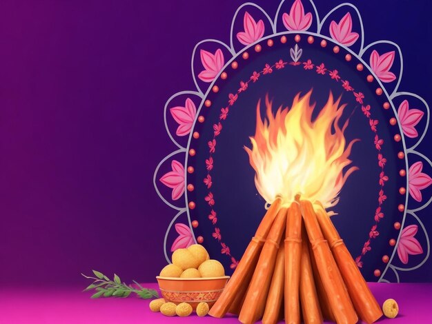 Lohri background images collections cute wallpapers ai generated