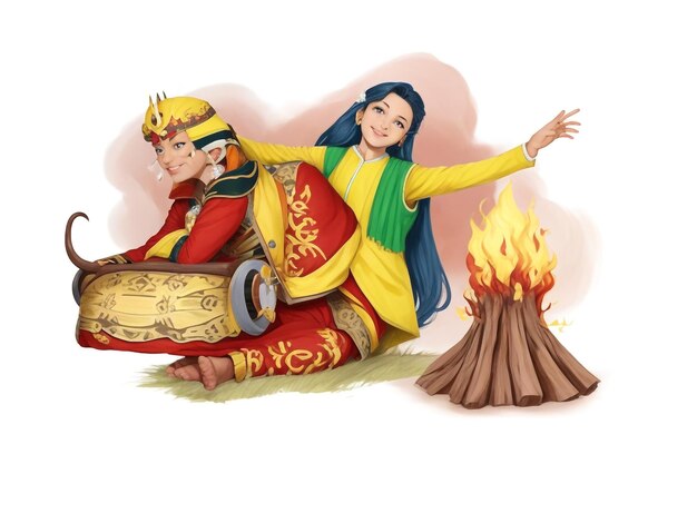 Lohri фоновые изображения коллекции милые обои ai сгенерированы