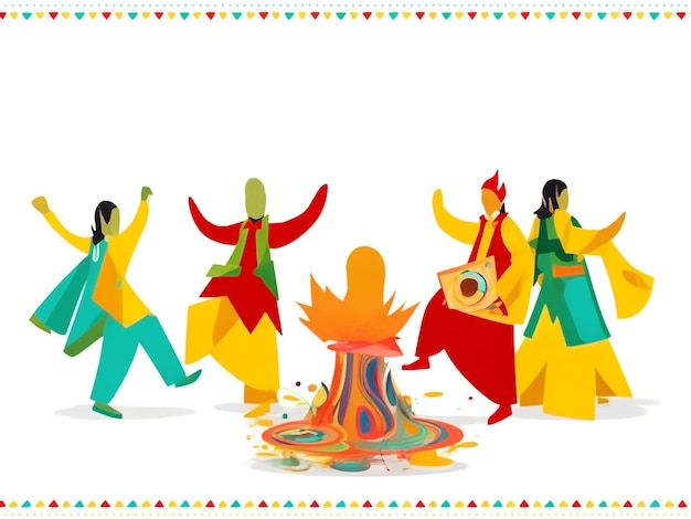 Photo lohri background images collections cute wallpapers ai generated