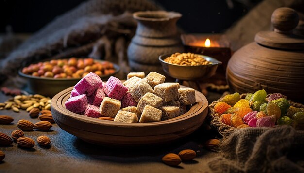 Lohri snoep en traditionele snacks