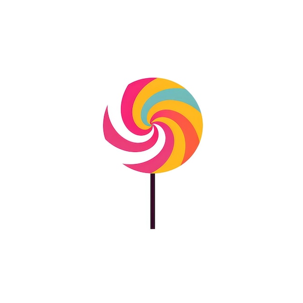 Lolipop colorful candy illustration image