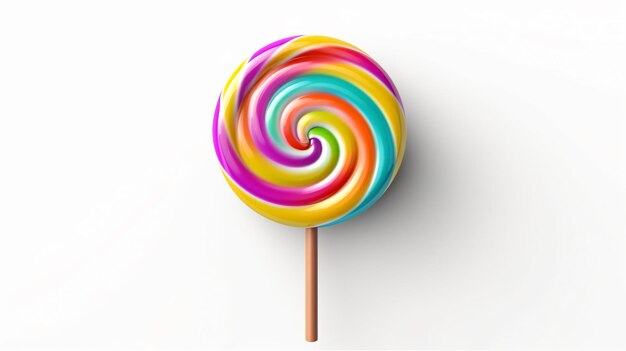 Lollipop geïsoleerd op witte achtergrond