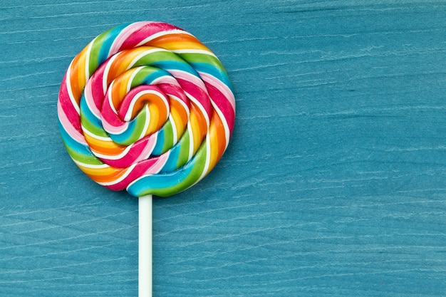 Lollipop with many colors 