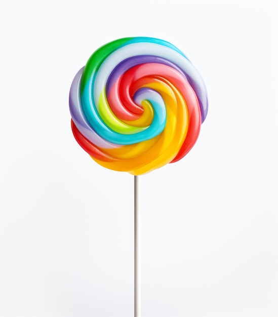 Lollipop with many colors