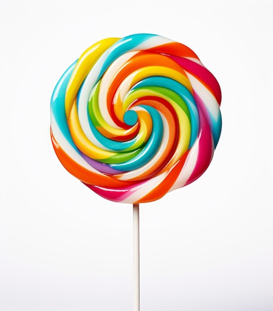 Lollipop with many colors