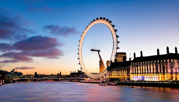 Londen Engeland Groot-Brittannië The London Eye