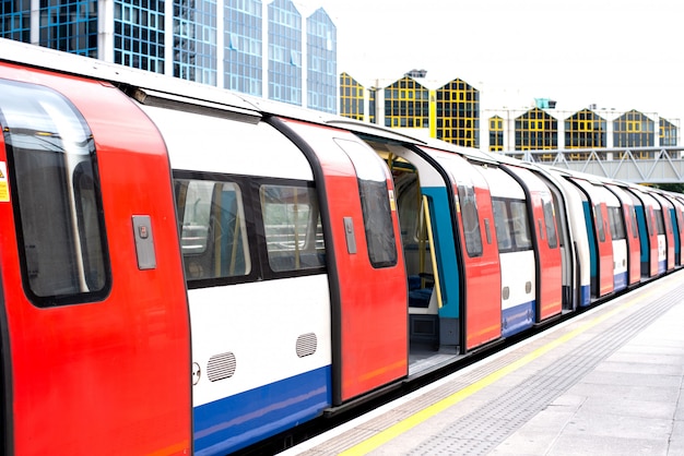 Londen ondergronds metrostation