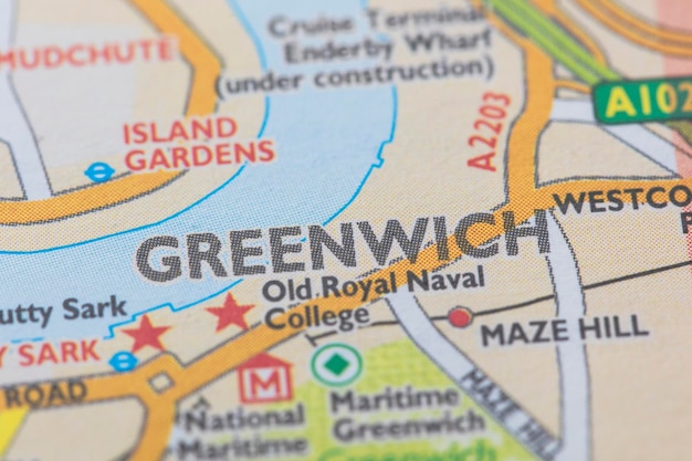 London borough of Greenwich location map