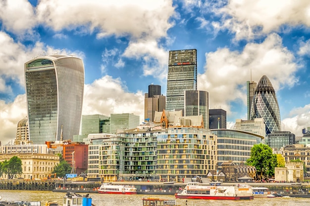 London City skyline UK