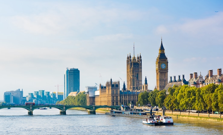 Photo london city skyline, united kingdom 