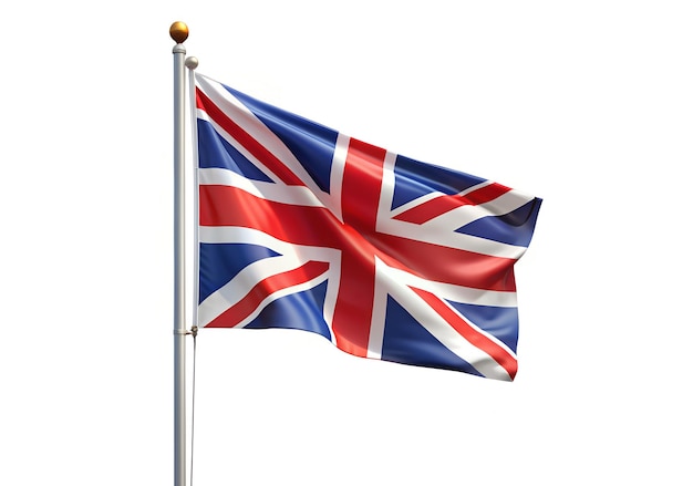 london flag isolated on white background