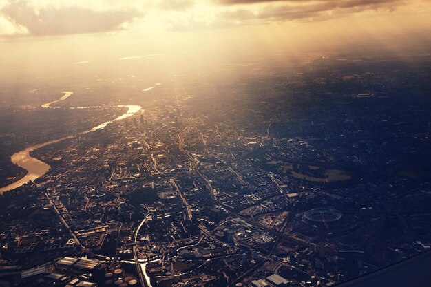 London rooftop view panorama