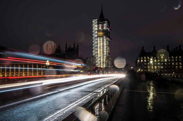 Photo the london skyline at night