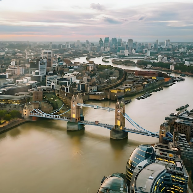 London Tower Bridge Photograph from an Alternate Viewpoint