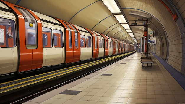 London Underground Tube Station