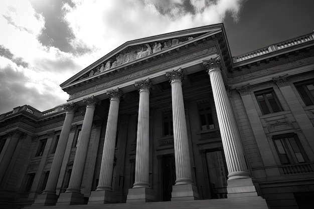 Foto london verenigd koninkrijk royal exchange-gebouw bij bank junction