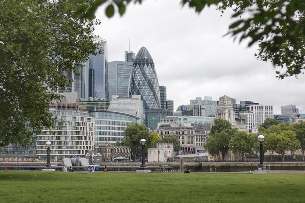 Foto la vista di londra