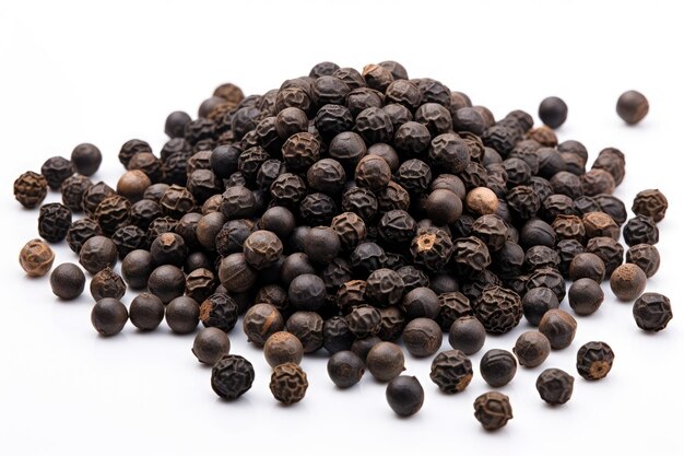 Lone black pepper seeds