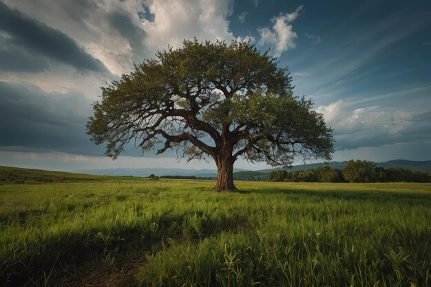 Lone Tree in the beautifull nature