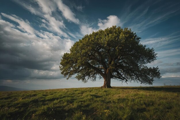 Lone Tree in the beautifull nature