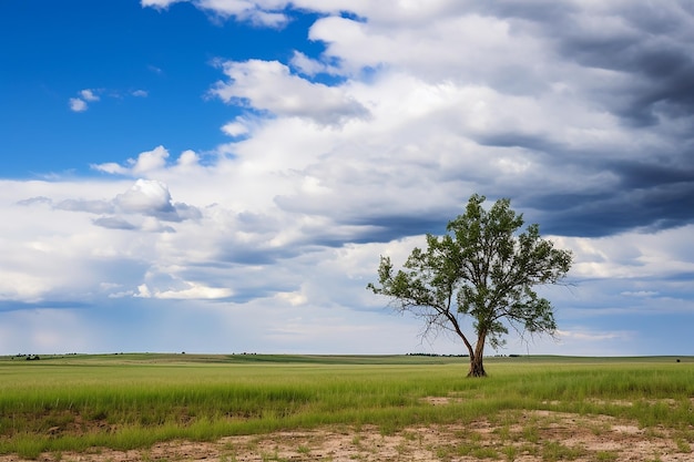 Lone tree's poststorm recovery