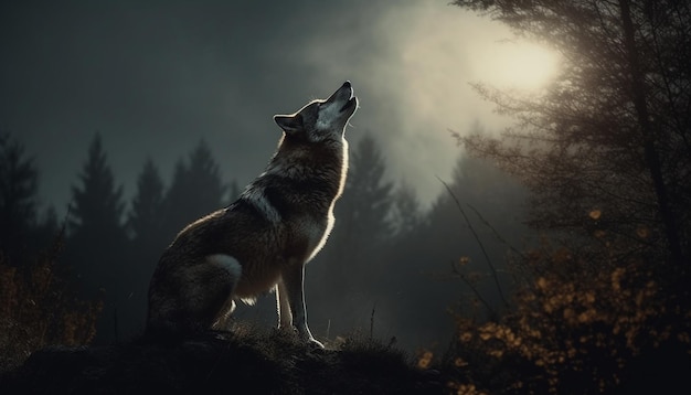 A Lone Wolf Live Wallpaper - free download