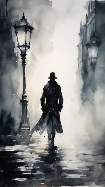The Lonely Assassin's Walk Through the Deserted City