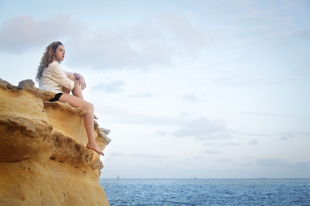 Lonely holiday at the sea