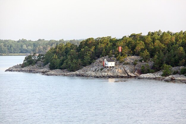 Lonely island in Sweden Archipelago