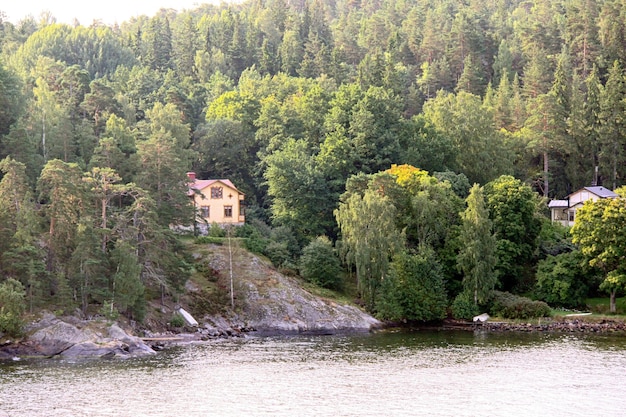 Lonely island in Sweden Archipelago