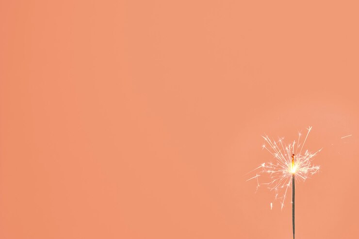 A lonely sparkler stick