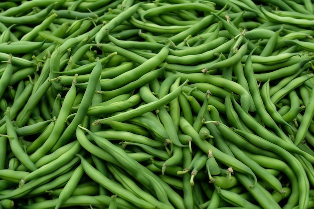 Photo long bean on background