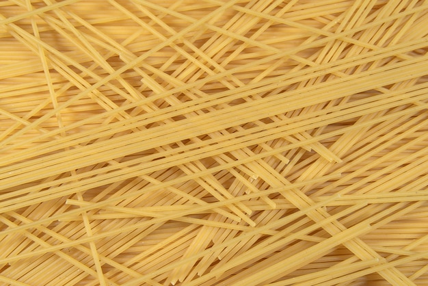 Spaghetti lunghi di grano duro pasta e prodotti da forno