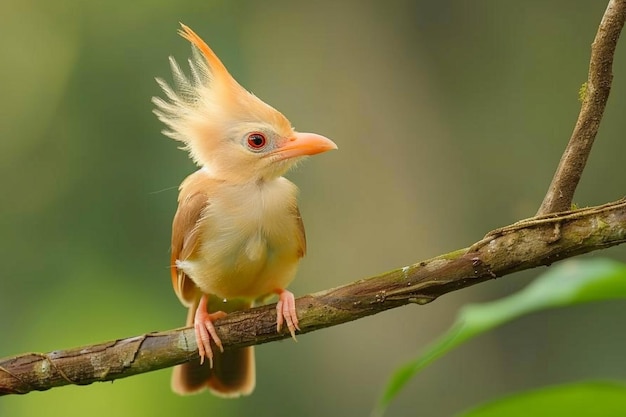 Long eared bird species with prominent ears