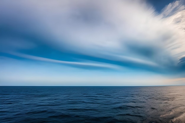 Long Exposure shot of clouds