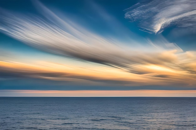 Long Exposure shot of clouds